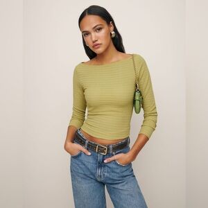 Reformation Wiley Knit Top